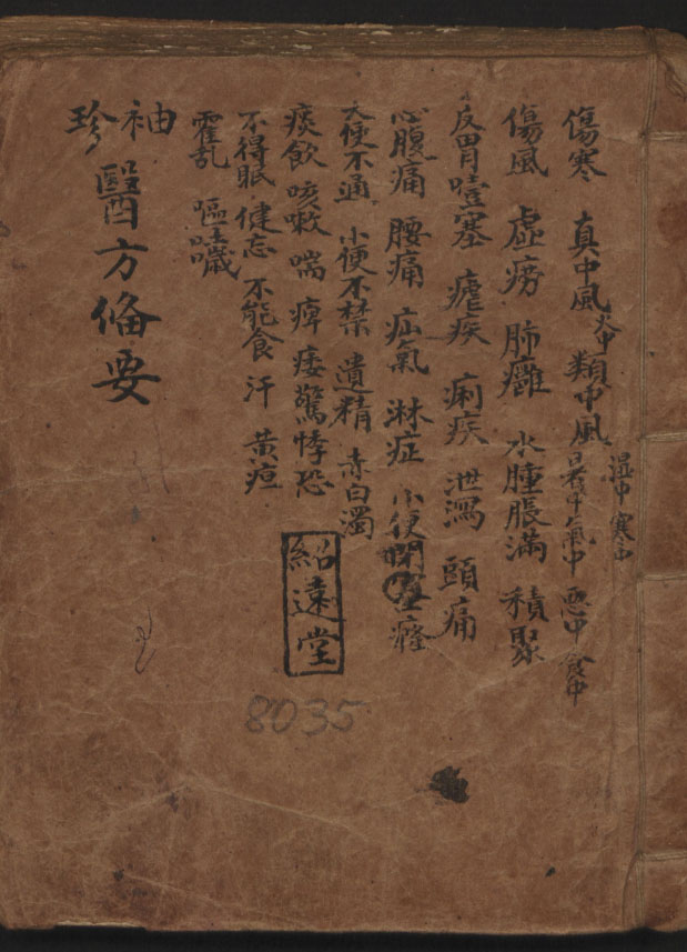 民国口袋中医书籍《袖珍醫方備要》一册 · 民国手抄